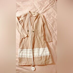 Vintage style Lace Pintuck  Jacket Tunic Cottagecore  Sz S